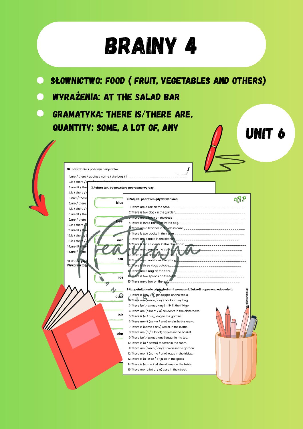 Brainy 4 Unit 6 Dodatkowe ćwiczenia