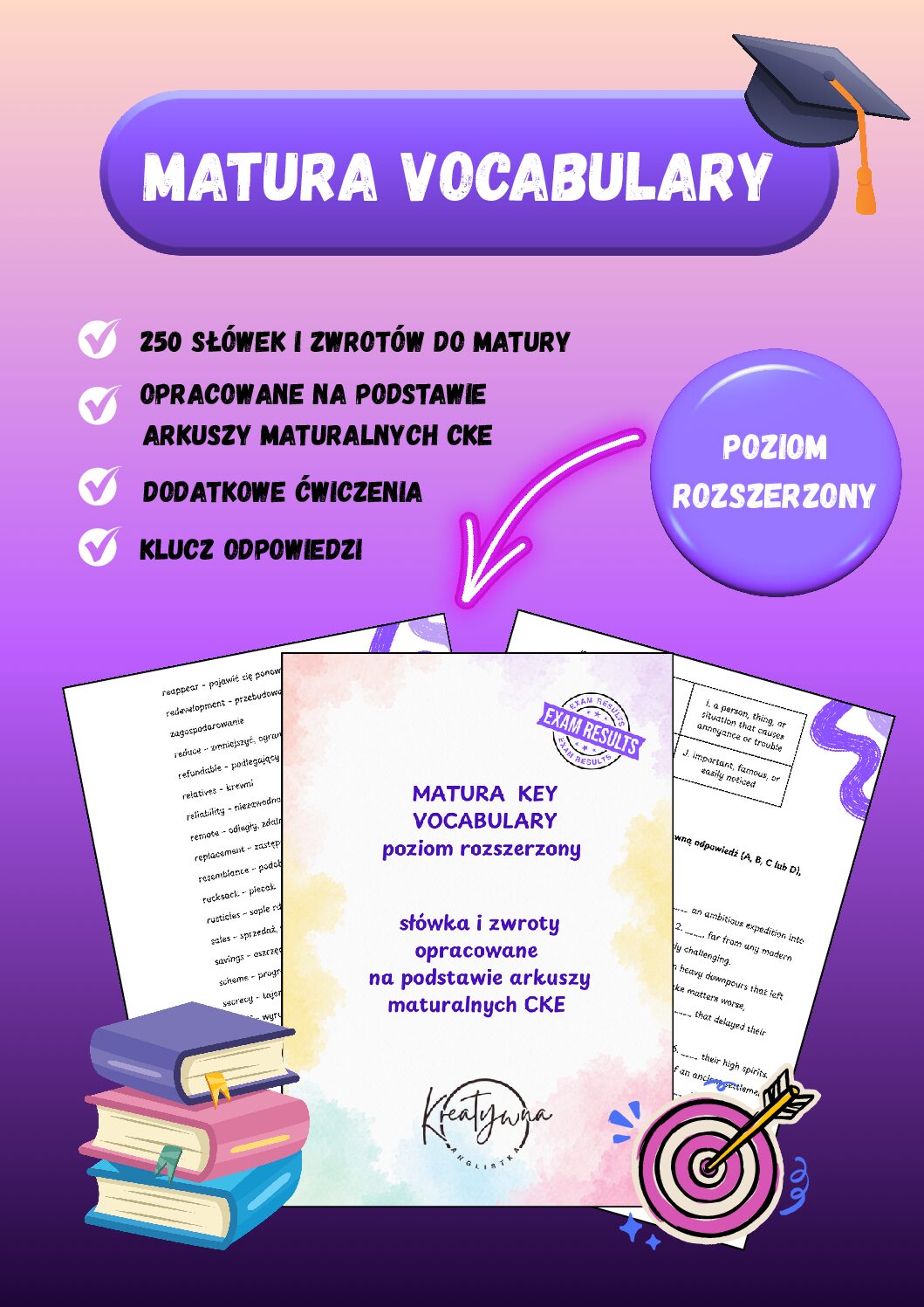 Matura Vocabulary poziom rozszerzony