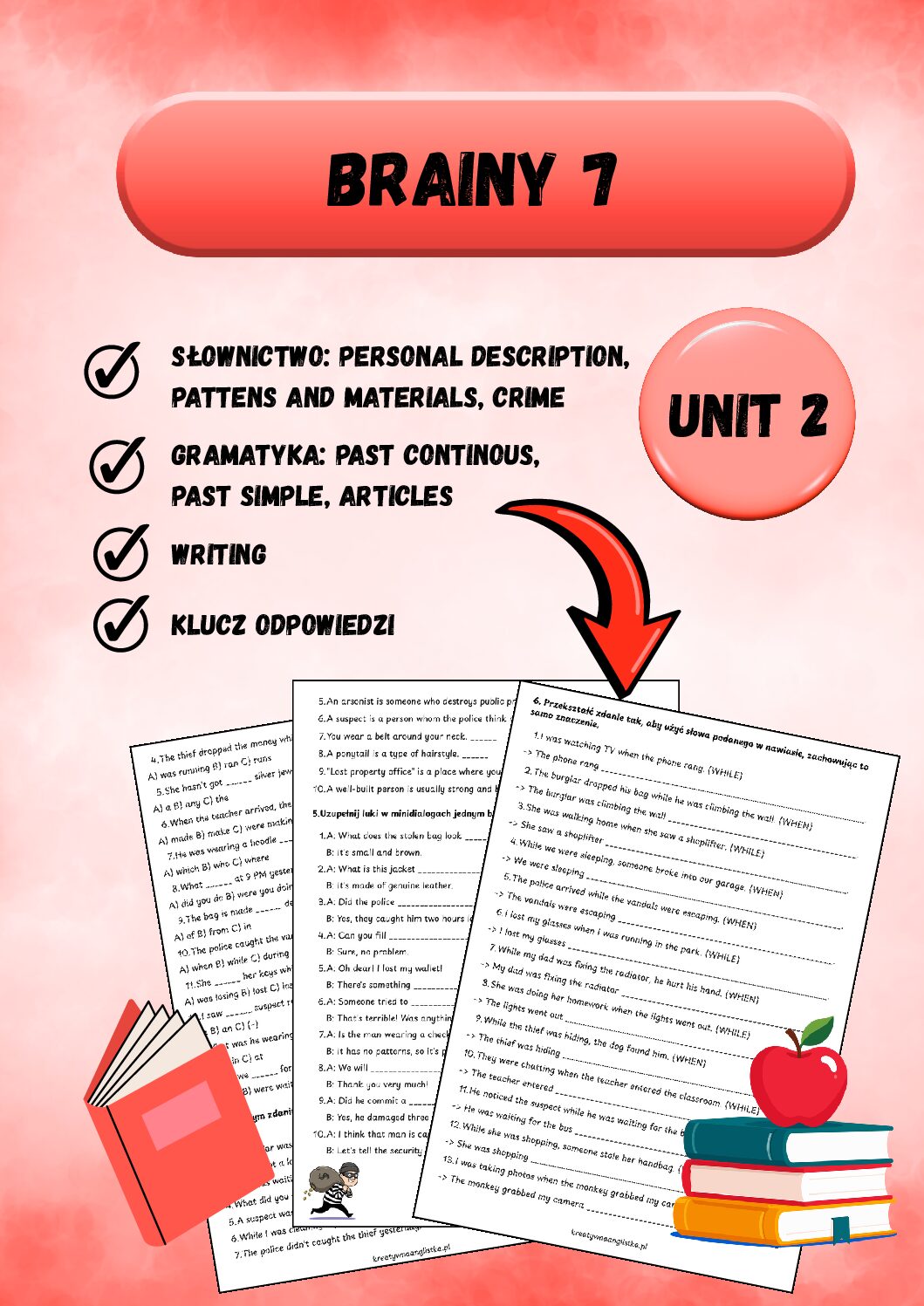 Brainy 7 Unit 2 Dodatkowe ćwiczenia